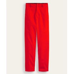 Boden Barnsbury Chino Trousers Admiral Red 8L NWT